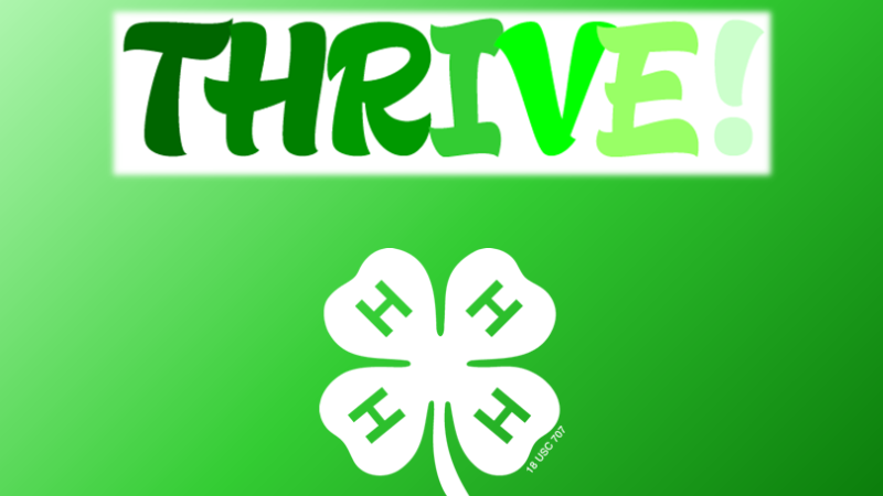 4-H Thrive logo