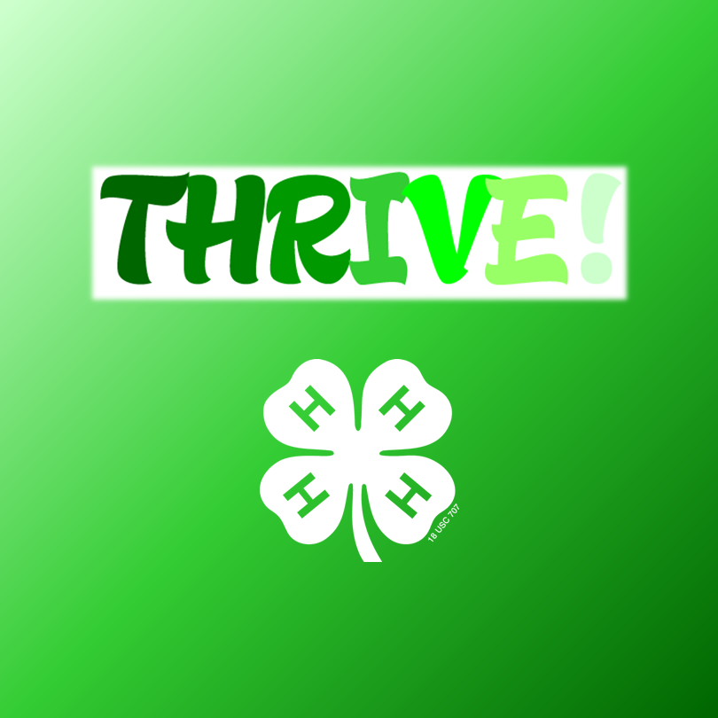 4-H Thrive logo